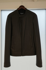 Dolce & Gabbana Herren Leder Jacke Gr. 52 / Schwarz