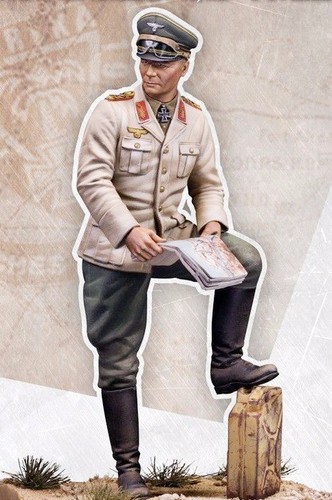 Resin desert fox rommel - resin,