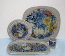 Rosenthal Terra PRATO blau  Tortenplatte, Teller - zur Auswahl