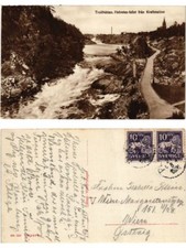Old postcard trollhättan - old,