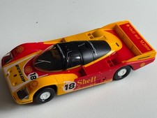 Scalextric Vintage Slot Car Porsche Dunlop Shell Rot Gelb 10009-50