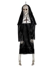 Skelett Nonne mit Haube