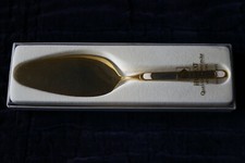 HANSEAT Tortenheber, vergoldet, Email Dekor, in original Verpackung