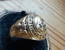 original US NAVY Ring 10k Gold USA Militaria Rarität Einmalig Schnäppchen
