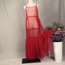 Damen Durchsichtig Netz