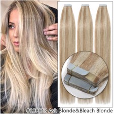60 Stück Invisible Tape In Haar Extensions Real Remy Echthaar Haarverlängerung D