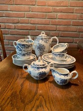 villeroy boch service, valeria blau, 5 gedecke und zubehör