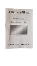 Bedienungsanleitung/ Kurzanleitung_TECHNISAT_TV_TechniMedia UHD+_sehr gut 