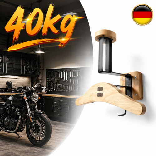 Helmhalter stahl holz - &, 40