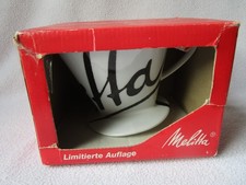 Melitta Porzellanfilter P 102 Design Roland Wück Limitierte Auflage Edition OVP