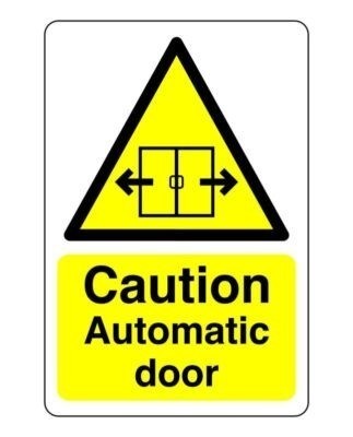 Achtung automatik türschild - automatik,