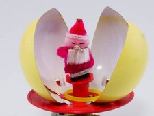 MS 032 Santa Claus Wonder Egg Christmas Tin Toy China RARE! OVP 1704-03-03