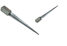 Bodenhülse 750 900 mm Einschlagbodenhülse Einschlaghülse Pfostenträger verzinkt