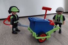 Playmobil Stadtreinigungsteam 6113 Müllmänner Mülltonne Laubbläser