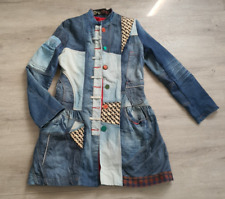 Desigual Jeansmantel Patchwork Jeans Mantel Gr.44(40/42) ausgefallen hippie Boho