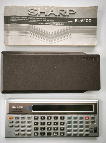 Sharp 5100 taschenrechner - sharp, el-5100