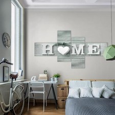 Wandbilder Home Herz