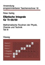 Kahlig - Elliptische Integrale
