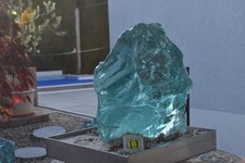 Gartendekoration Glasbrocken