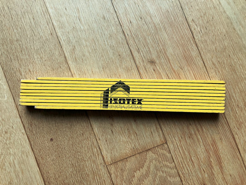 Zollstock mit werbung - mit,