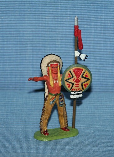 Elastolin figur indianer - elastolin,
