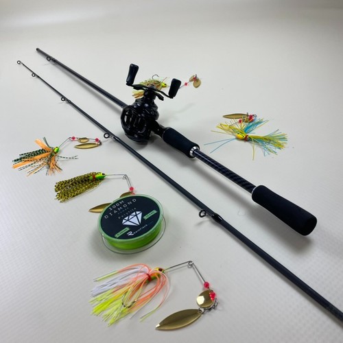 Baitcaster komplettset rute - baitcaster,