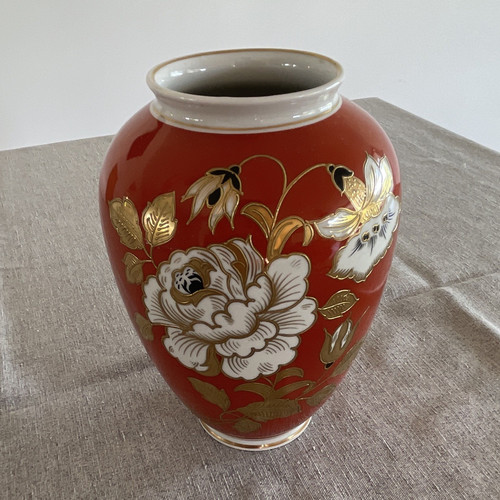 Schaubach kunst vase porzellan - kunst,