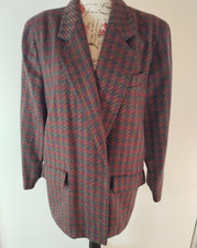 Rosner Damen Wollblazer Blazer Jacke 40 100% Schurwolle Retro Vintage Top