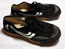 Hallen Turnschuhe Sportschuhe für Kampfsport KungFu 35 KWON schwarz Schnürsenkel