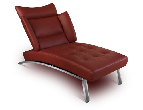 Leder daybed chaiselongue - daybed,