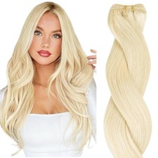 100g Echthaar Tressen Weft