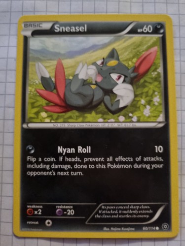 Pokémonkarte sniebel 114 - sniebel, 60/114