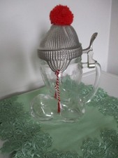 Bierkrug Glas Mit Zinndeckel