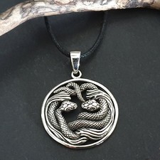 Snake Amulet Silver Ring 925