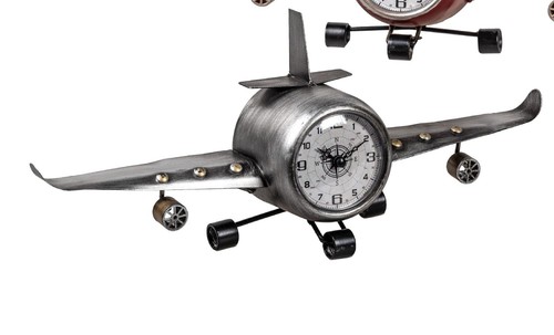 Tischuhr standuhr flugzeug b - flugzeug,