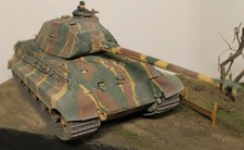 Maßstab 1:35 Panzer VI Königstiger Porsche Zimmerit Resin gebaut und gealtert