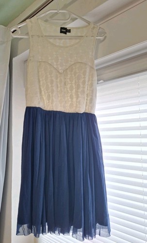 Asos kleid weiß blau - kleid, weiß/blau,