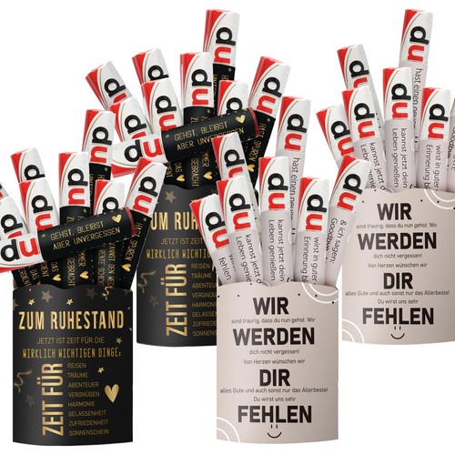 52pcs banderolen aufkleber - 52pcs,