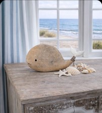 Dekorativer Treibholz Wal