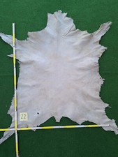 Hirschleder 1,5-2mm dick ungefärbt antik-rustikal zur Auswahl