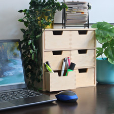 Holzschublade | Mini-Kommode