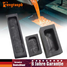 3PCS Barrenform für Gold Silber Graphit Tiegel zum Schmelzen Gießen Verfeinern