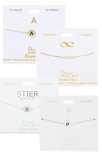 Versilbertes Armband m. Namen