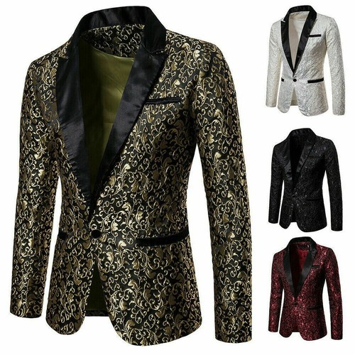 Herren blumenmuster brokat - herren,