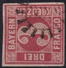 Bayern Nr. 9a gestempelt gMR 339 BPP geprüft ´869