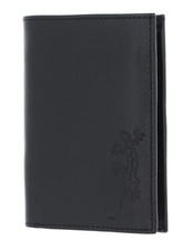 oxmox Leather RFID Protect Kombibörse Geldbörse Lizard schwarz Neu