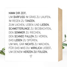 Wunderpixel® Holzbild "Nimm