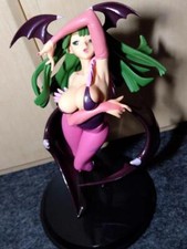 CAPCOM Vampire Savior Darkstalkers Morrigan DX Figur 2008 RARE NO BOX 20cm