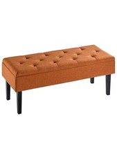 Bank orange mit - stauraum,, mdf