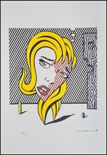 ROY LICHTENSTEIN * Blonde * 50 x 35 cm * signed lithograph * limited # xx/150